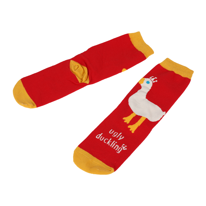 OEM tersuai terbaik jacquard novelty uniseks comel anime super hero sarung kaki tiub fesyen kasual kapas tersuai