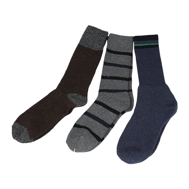 Socks krew panas terma kusyen terry asas stoking kerja untuk pasaran Australia
